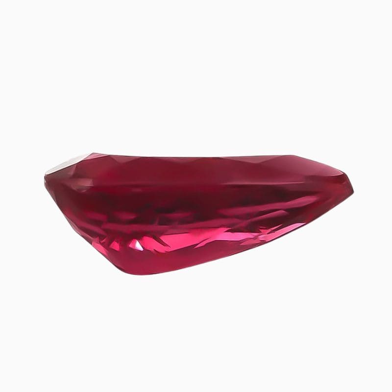 red rubellite tourmaline gemstone