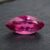 Natural Rubellite Tourmaline gemstone with vibrant raspberry-pink color and marquise cut, front view.