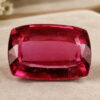 Natural Red Rubellite Tourmaline Gemstone Front View