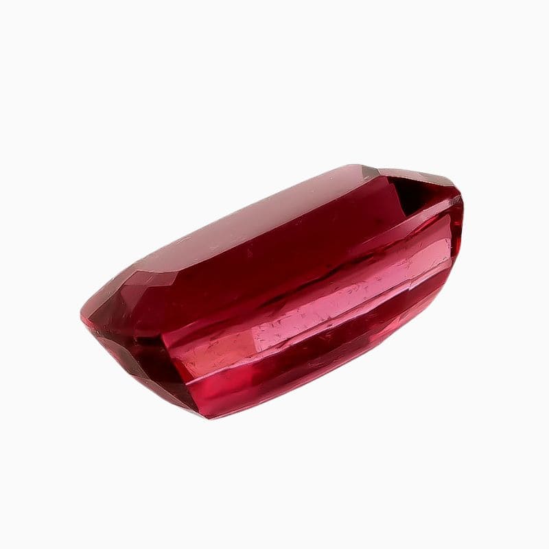 deep red rubellite gemstone