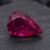 Natural Rubellite Gemstone Front View