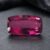 Natural Pink Rubellite Tourmaline Gemstone Front View