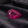 Natural Deep Pink Rubellite Tourmaline Gemstone Front View