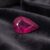 Natural Deep Pink Rubellite Tourmaline Gemstone Front View