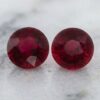 Natural Red Rubellite Tourmaline Matching Pair Front View
