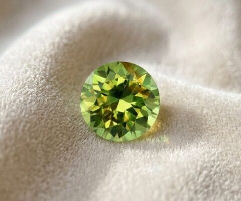 The Natural Natural Russian Demantoid Garnet