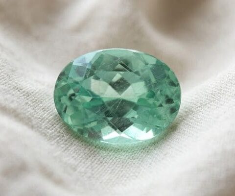 Oval Sea-Foam Green Tourmaline