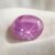 Natural Pink Star Ruby Oval Cabochon Front View