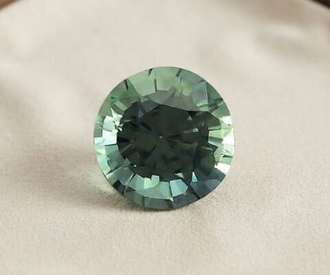Teal Blue-Green Sapphire