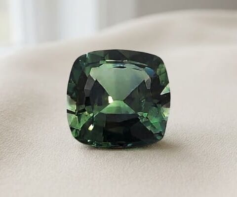 Teal Blue-Green Sapphire
