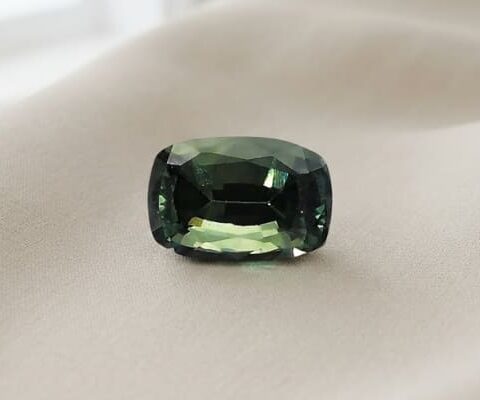 Teal Blue-Green Sapphire