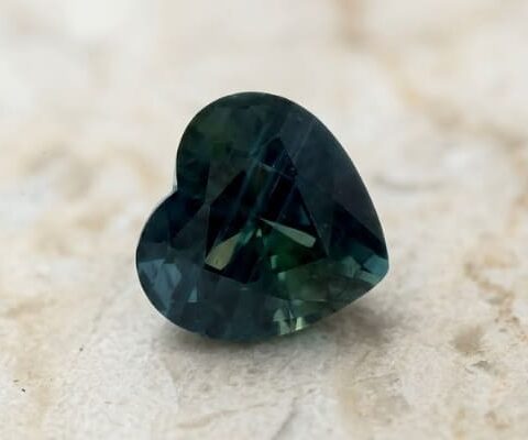 Teal Green-Blue Sapphire