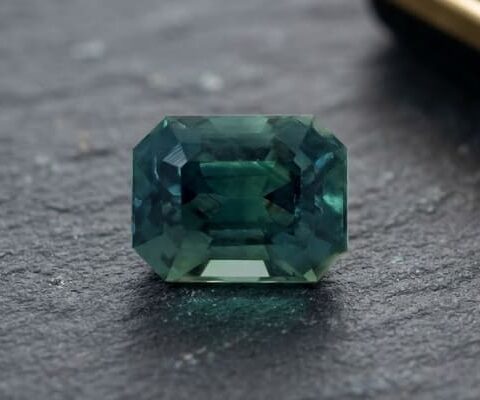 Teal Green-Blue Sapphire