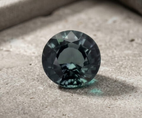 Teal Green-Blue Sapphire