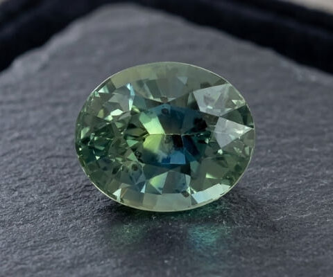 Teal Green-Blue Sapphire