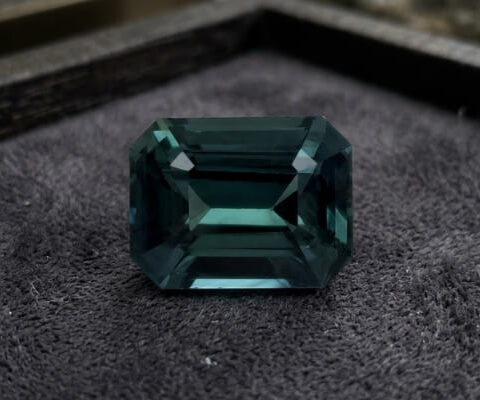 Teal Green-Blue Sapphire