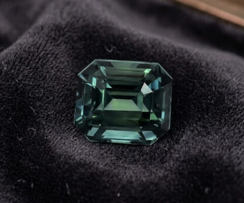 Teal Green-Blue Sapphire