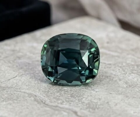 Teal Green-Blue Sapphire