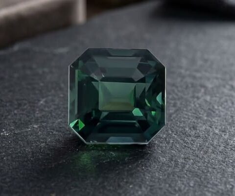 Teal Green-Blue Sapphire