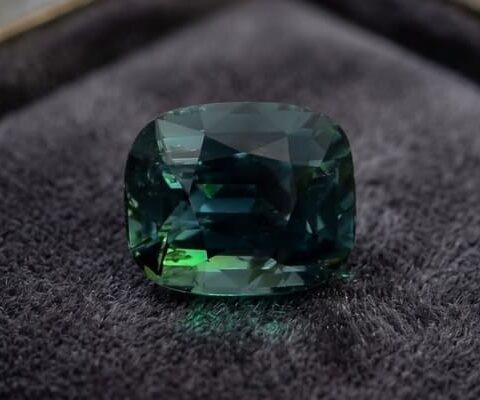 Teal Green-Blue Sapphire