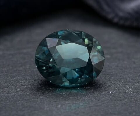 Teal Green-Blue Sapphire