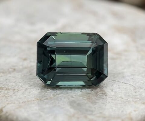 Teal Green-Blue Sapphire
