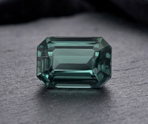 Teal Green-Blue Sapphire