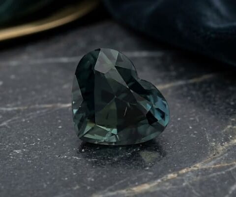 Teal Green-Blue Sapphire