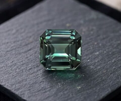 Teal Green-Blue Sapphire