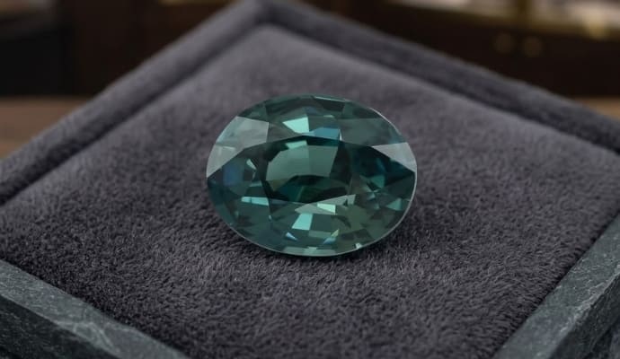Unheated Greenish Blue Sapphire