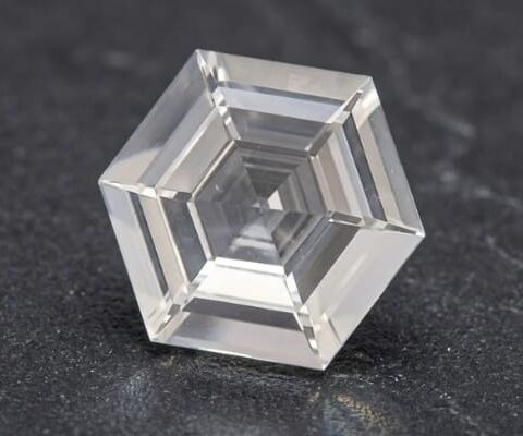 Unheated Hexagonal Yellow Sapphire
