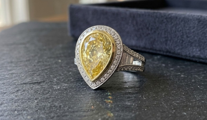 Natural Unheated Yellow Sapphire 4.97 carats