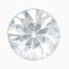 Natural bright near-colorless white zircon gemstone