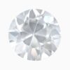 Natural brilliant near-colorless white zircon gemstone