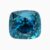 Natural exceptional deep blue zircon gemstone