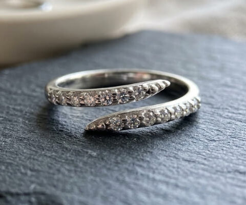 Open Wrap Lab Grown Diamond Ring