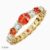 Padparadscha sapphire ring