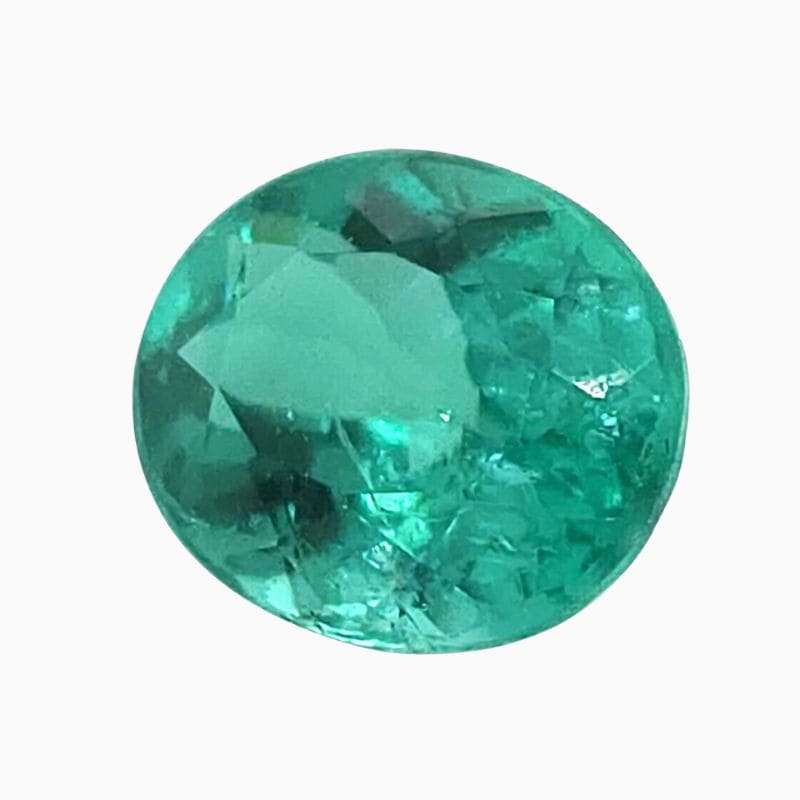 Natural bluish-green Paraiba tourmaline gemstone