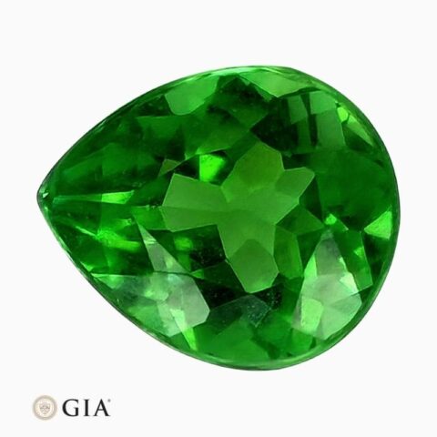 Natural neon green Paraiba tourmaline gemstone