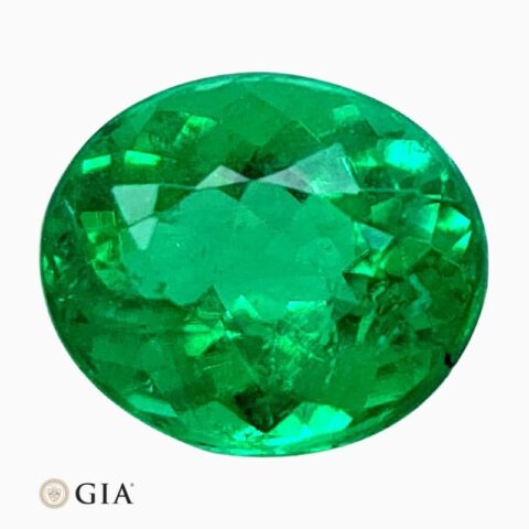 Natural alpine green Paraiba tourmaline gemstone