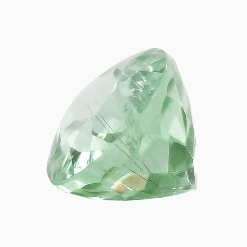 green Paraiba tourmaline gemstone