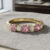 Pink Sapphire and Diamond Half Eternity Rin