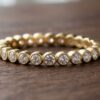 Bezel Set Eternity Lab Grown Diamond Ring