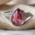 Sunrise Pink Tourmaline Diamond Ring