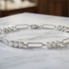 Trio Natural Diamond Link Bracelet
