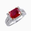Tanzanian ruby ring