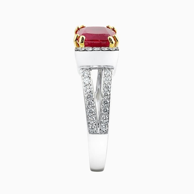 Tanzanian ruby ring