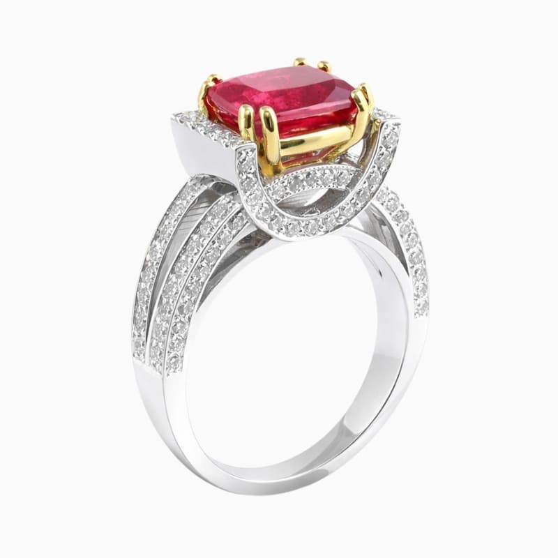 Tanzanian ruby ring