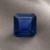 Blue Sapphire octagonal cut gemstone