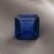 Blue Sapphire octagonal cut gemstone